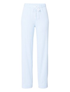 Lauren Ralph Lauren Pidžama hlače svijetloplava / prljavo bijela
