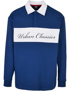 Urban Classics Majica plava / crna / bijela