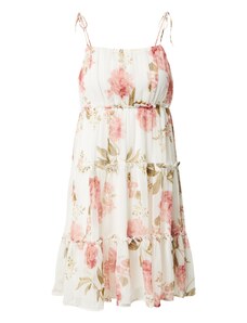 VERO MODA Ljetna haljina 'BRIONY' svijetlozelena / roza / bijela