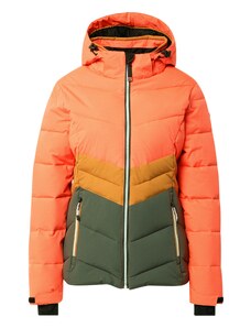 KILLTEC Sportska jakna senf / tamno zelena / narančasta