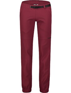 Nordblanc Tamno Crvene ženske softshell hlače za trčanje ELSA