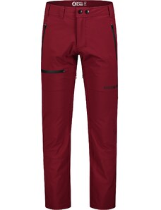 Nordblanc Tamno Crvene muške vodootporne outdoor hlače ERGONOMICAL