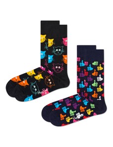 Happy Socks Čarape '2-Pack Cat Socks' miks boja