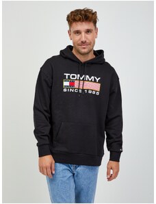 Tommy Hilfiger Black Mens Hoodie Tommy Jeans - Men