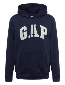 GAP Sweater majica mornarsko plava / siva melange / bijela