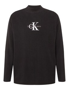 Calvin Klein Jeans Pulover crna / bijela