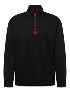 HUGO Sweater majica 'Durty' crvena / crna