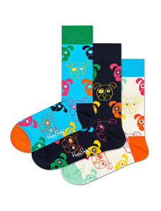 Set od 3 para unisex visokih čarapa Happy Socks