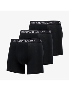 Ralph Lauren Stretch Cotton Boxer Briefs 3-Pack Black