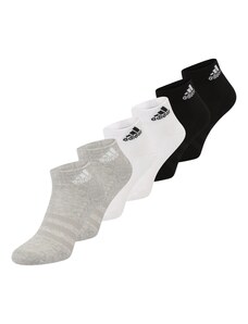 ADIDAS SPORTSWEAR Sportske čarape 'Cushioned ' siva / crna / bijela