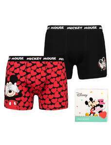 Licensed Muške bokserice Mickey Love 2P poklon kutija - Frogies