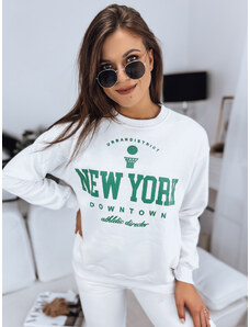 Women's sweatshirt NEW YORK ecru Dstreet