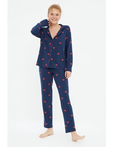 Ženska pidžama Trendyol Heart Printed