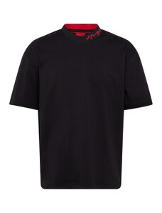 HUGO Majica 'Demming' crvena / crna