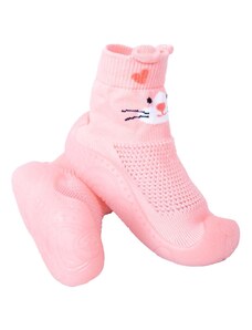 Dječje čarape Yoclub YC_B_G_Anti-skid_Socks_With_Rubber_Sole_OBO-0175G-5200_Apricot