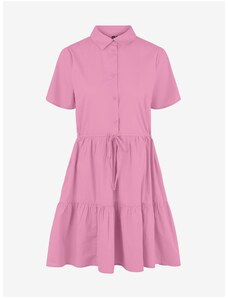 Pieces Ružičasta kratka košulja haljina komada Valdine - Žene