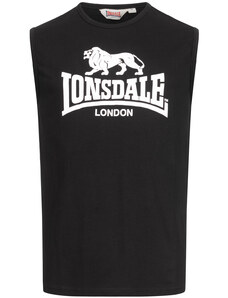 Muška majica bez rukava Lonsdale 117332-Black/White