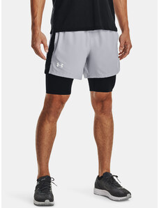 Under Armour Shorts UA LAUNCH 5'' 2-IN-1 SHORT-GRY - Mens