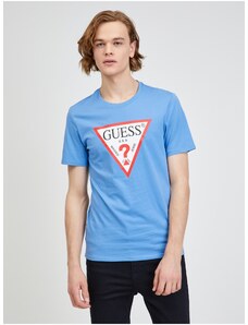 Blue Men's T-Shirt Guess - Men