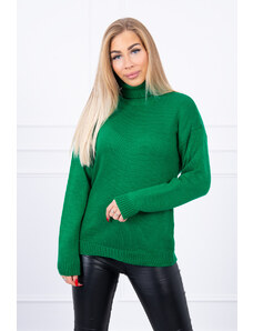 Kesi Džemper s dolčevitom svijetlozelene boje