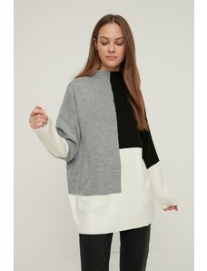 Ženski džemper Trendyol Color Block