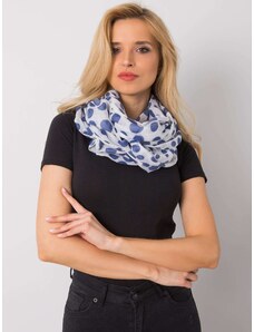 Fashionhunters Patterned chimney in white and dark blue
