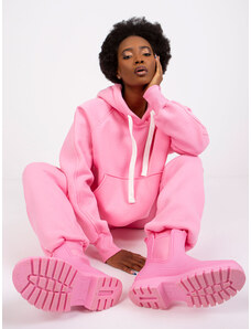 Fashionhunters Preston light pink two-piece track set