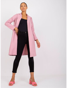 Ženski kaput Fashionhunters Dusty Pink