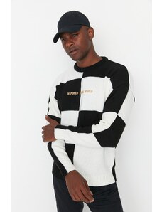 Muški džemper Trendyol TMNAW23KZ00102/Black