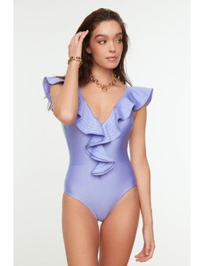 Ženski jednodijelni kupaći kostim Trendyol Frill detailed
