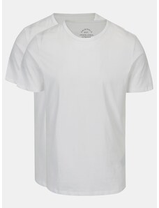 Set of two white men's short sleeve T-shirts Jack & Jones B - Men