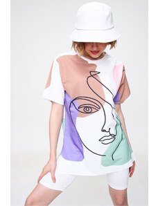 Ženska majica Trend Alaçatı Stili Abstract