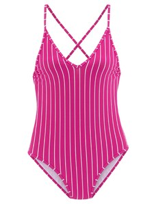 VIVANCE Jednodijelni kupaći kostim roza / bijela