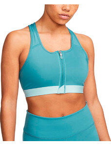 Sportski grudnjak Nike Swoosh Women’s Medium-Support Padded Zip-Front Sports Bra dd1205-440