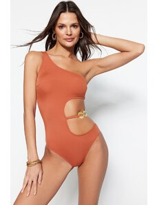 Trendyol pločica jedno rame accessorized redoviti nogavica kupaći kostim