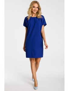 Made of Emotion Ženska mini haljina Gurmey M337 kraljevski plava S