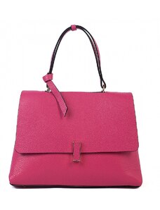 Luksuzna Talijanska torba od prave kože VERA ITALY "Marosi", boja fuksija, 23x30cm