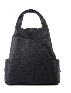 Luksuzna Talijanska torba od prave kože VERA ITALY "Zareha", boja crna, 21x22cm