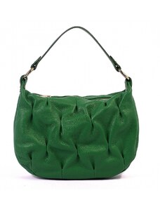 Luksuzna Talijanska torba od prave kože VERA ITALY "Orenza", boja zelena, 25x33cm