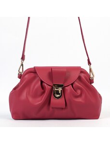 Luksuzna Talijanska torba od prave kože VERA ITALY "Leapa", boja fuksija, 15x28cm