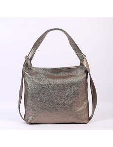 Luksuzna Talijanska torba od prave kože VERA ITALY "Kanura", boja bronca, 37x42cm