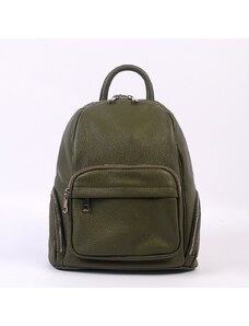 Luksuzna Talijanska torba od prave kože VERA ITALY "Keka", boja tamno zeleno, 30x28cm