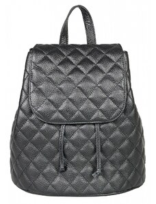 Luksuzna Talijanska torba od prave kože VERA ITALY "Hlorisa", boja crna, 29x27cm
