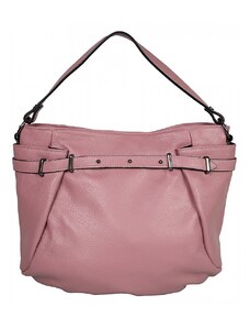 Luksuzna Talijanska torba od prave kože VERA ITALY "Senorita", boja ružičasta, 34x39cm