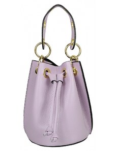Luksuzna Talijanska torba od prave kože VERA ITALY "Aloniza", boja ljubičasta, 20x20cm