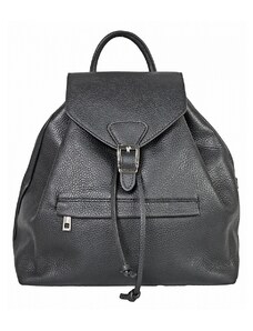 Luksuzna Talijanska torba od prave kože VERA ITALY "Eday", boja crna, 30x34cm