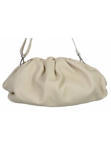 Luksuzna Talijanska torba od prave kože VERA ITALY "Lara", boja bež, 20x38cm