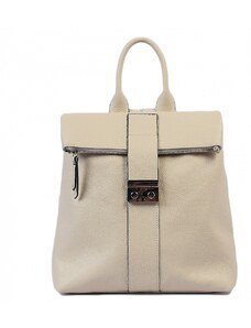 Luksuzna Talijanska torba od prave kože VERA ITALY "Bielita", boja bež, 32x35cm