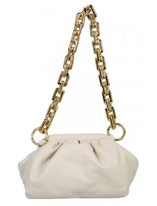 Luksuzna Talijanska torba od prave kože VERA ITALY "Ratana", boja bež, 18x25cm