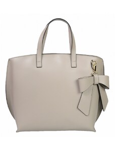 Luksuzna Talijanska torba od prave kože VERA ITALY "Bava", boja mink, 33x46cm